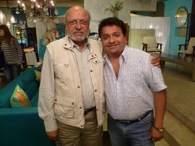 With Master Filmmaker Shyam Benegal