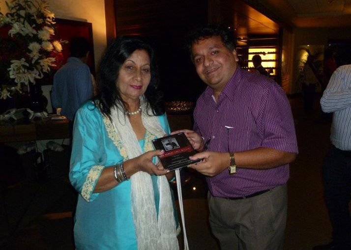 With Oscar Winner Bhanu Athaiya