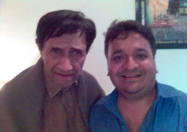 With the Legendary Dev Anand