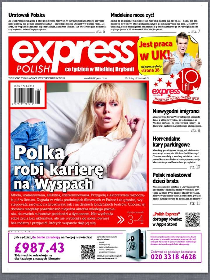 Cover of the magazine Polish EXPRESS 07/2013