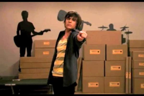Sam Stone as Skippy Hickenlooper on the set of Big Time Rush - Big Time Concert