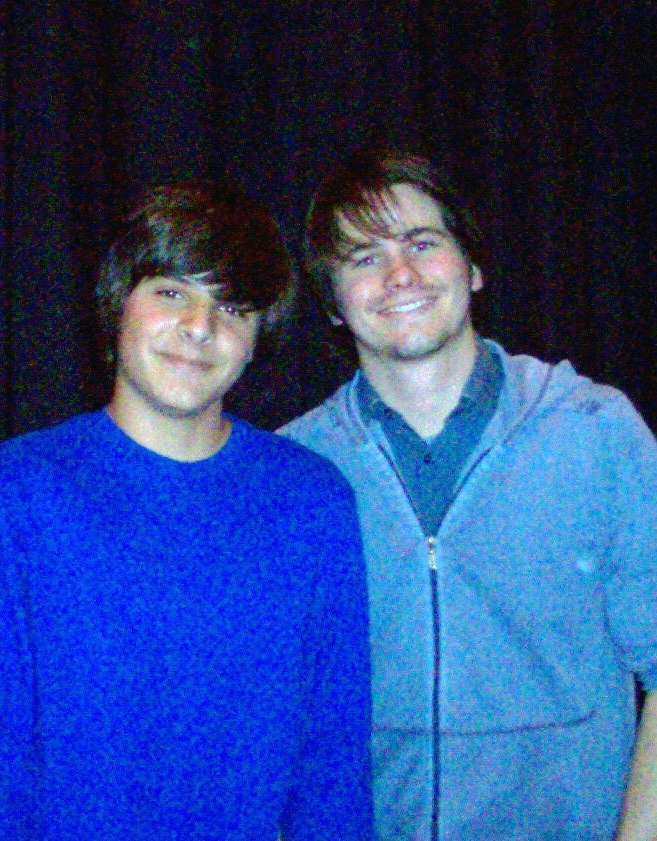 Sam Stone with Jason Ritter at The American Film Institute 2006