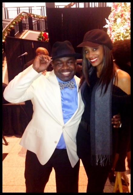 Carla Fisher with Comedian Actor Rodney Perry