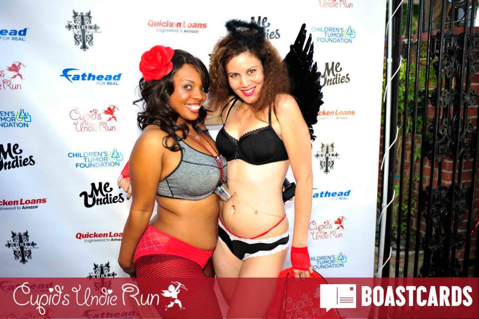 ACTRESS, KAREN WEZA, ON THE RED CARPET OF THE CUPID'S UNDIE RUN, RAISING MONEY AND AWARENESS FOR THE CHILDREN'S TUMOR FOUNDATION. THE EVENT WAS HELD IN WEST HOLLYWOOD, CALIFORNIA ON 2.14.2015.