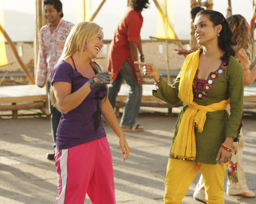 Still of Sabrina Bryan, Adrienne Bailon, Kiely Williams, Deepti Daryanani and The Cheetah Girls in The Cheetah Girls: One World (2008)