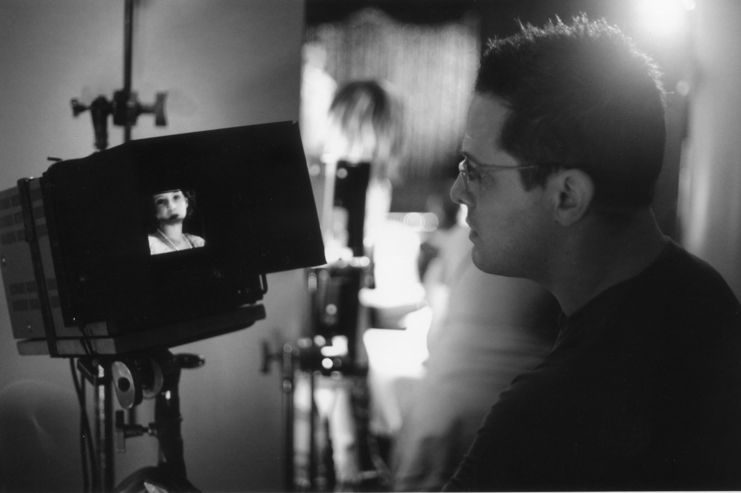 Director David Boisclair on the set of LADIES AND GENTLEMEN (2005).