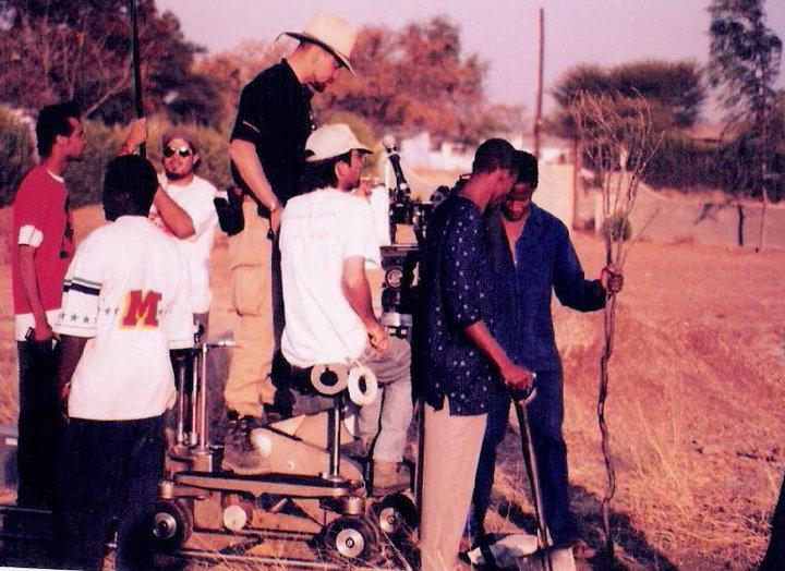Shooting 'Hot Chilli'- 1998 Marking the 1st Featurette produced in country by indigenous artists. Proudly photographed by a 'Southside Chicago boy.'