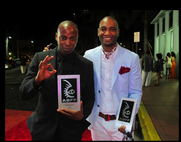 Stephen Lloyd Jackson & Lonyo Engele at the 2011 American Black Film Festival Awards in South Beach, Miami