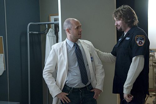 Paul Schulze and Lenny Jacobson. Nurse Jackie