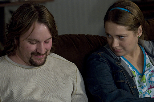 Merritt Wever and Lenny Jacobson. Nurse Jackie