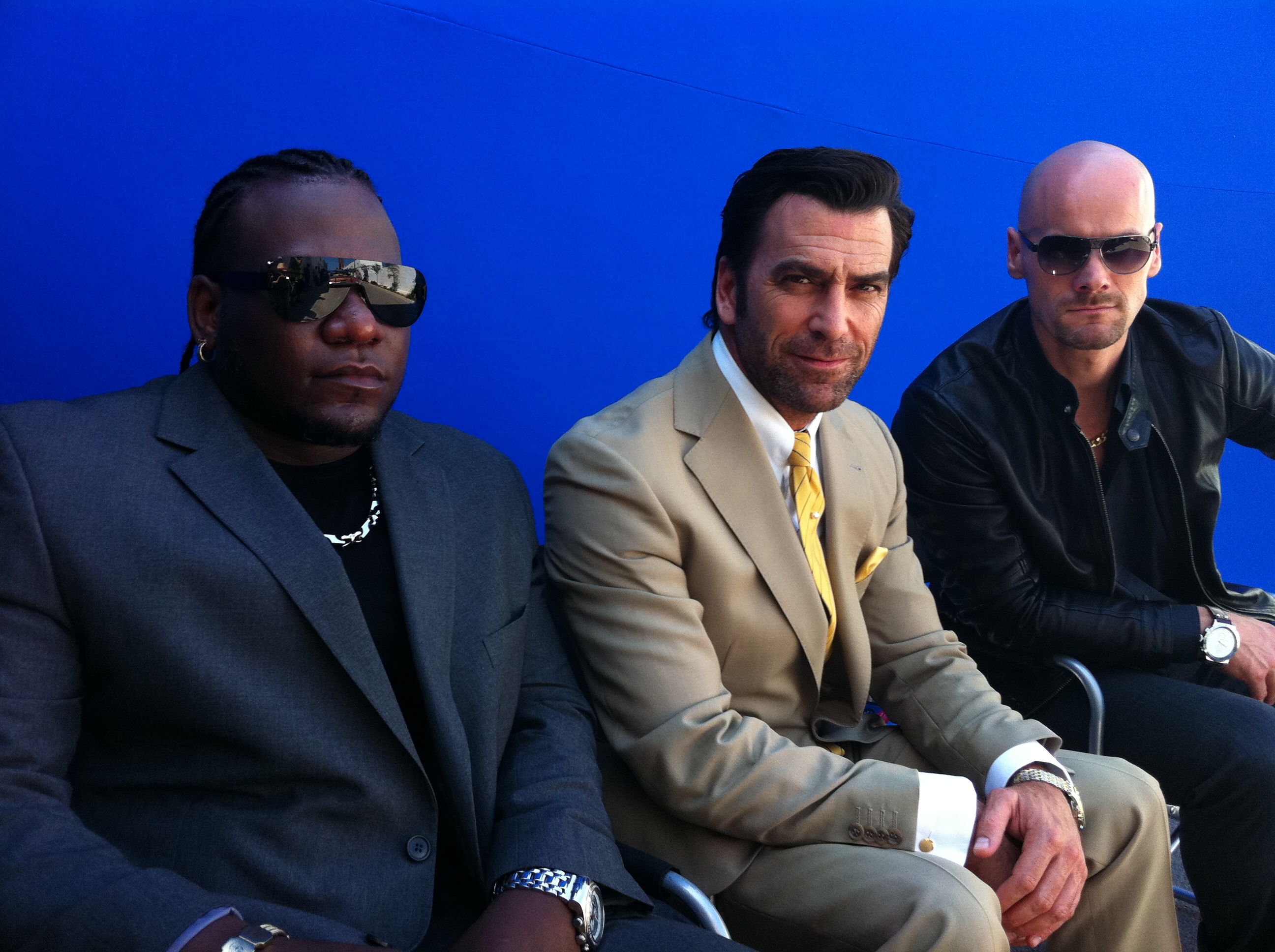 On set with YoeriDB and Timothy Gibbs at Ne-Yo movie clip