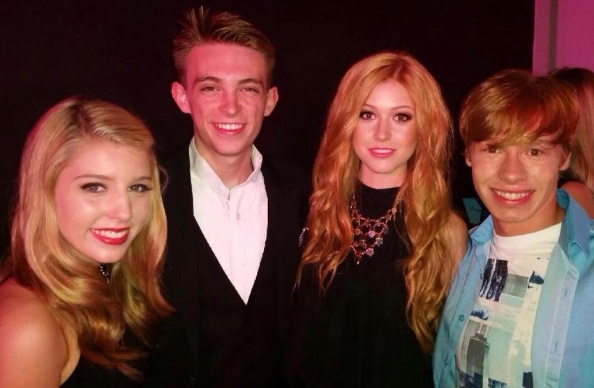 2014 Teen Choice Awards pre-party with Dylan Riley Snyder, Kat McNamara and Paris Smith