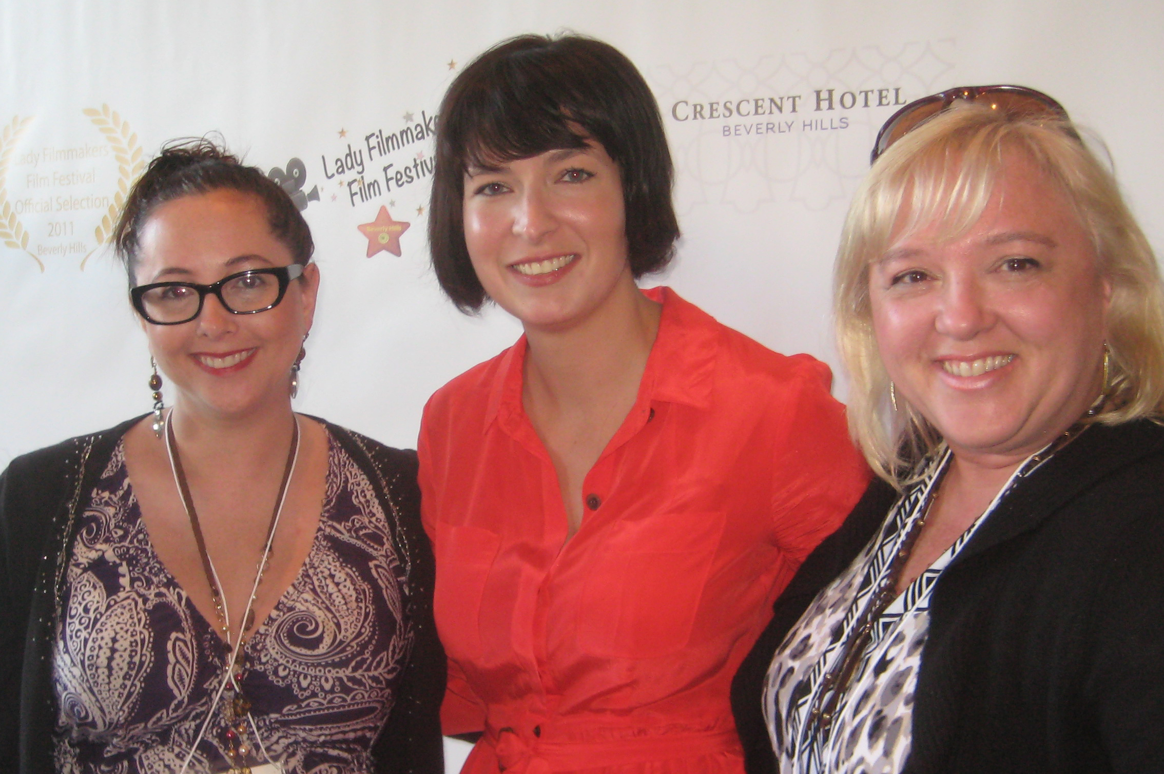 Diablo Cody and filmmakers The Fies Sisters receive awards at the prestigious Lady Filmmakers Film Festival at the WGA Theater, Beverly Hills.