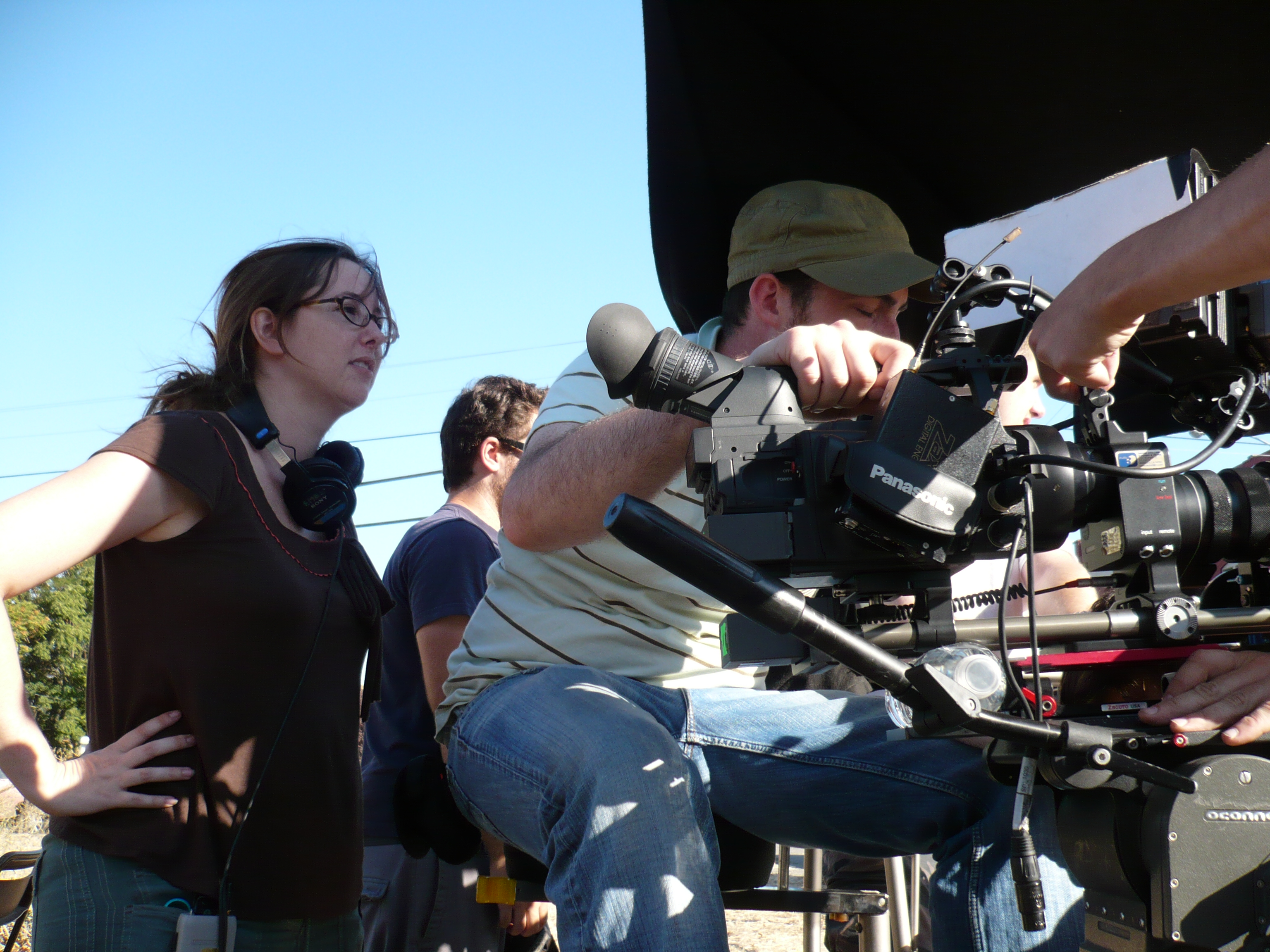 THE COMMUNE director Elisabeth Fies with acclaimed cinematographer Marc Shap, the John Toll of the Y Generation.