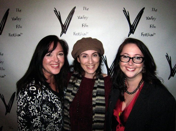 The Fies Sisters and Cindy Baer at the Valley Film Festival.