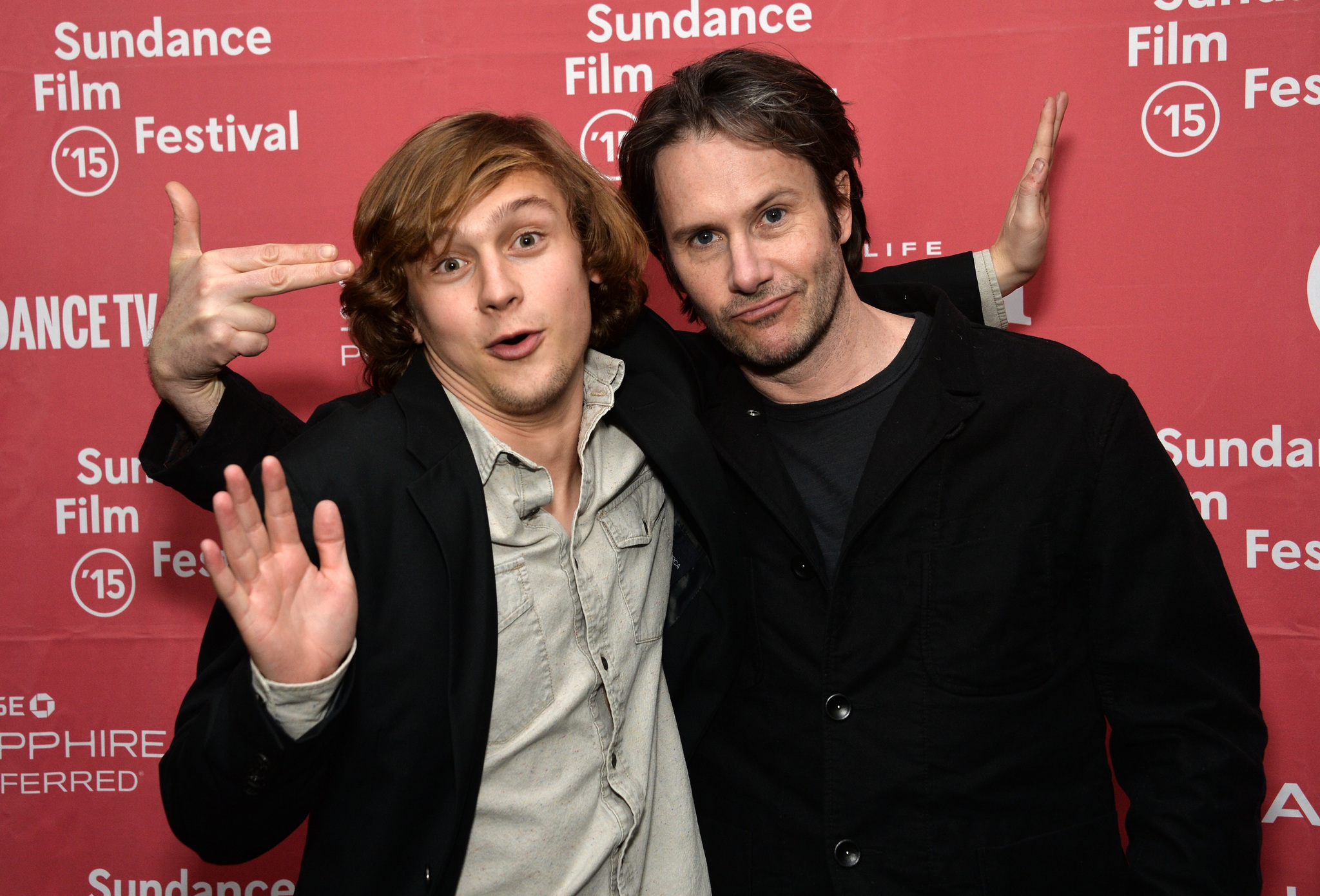 Josh Hamilton and Logan Miller at event of Take Me to the River (2015)