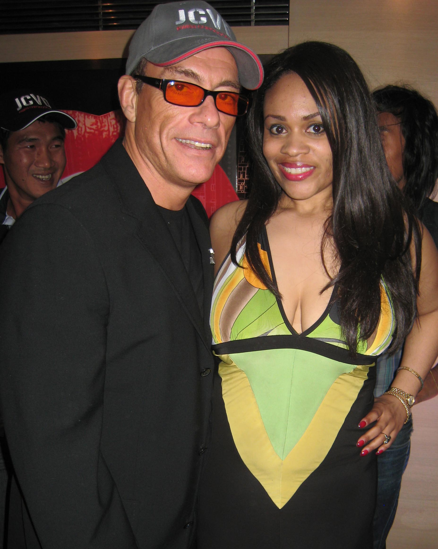 Jean-Claude Van Damme and Angelique Monét