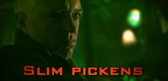 Screen Capture of my character Slim Pickens from the SLIDE Entertainment feature film 