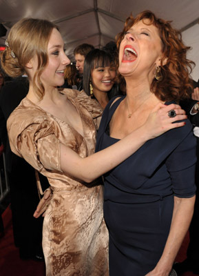 Susan Sarandon and Saoirse Ronan at event of The Lovely Bones (2009)