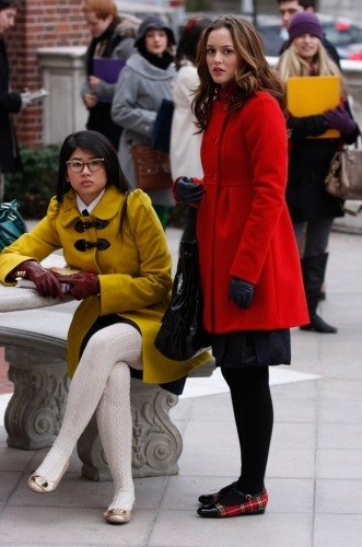 Still of Leighton Meester and Yin Chang in Liezuvautoja (2007)