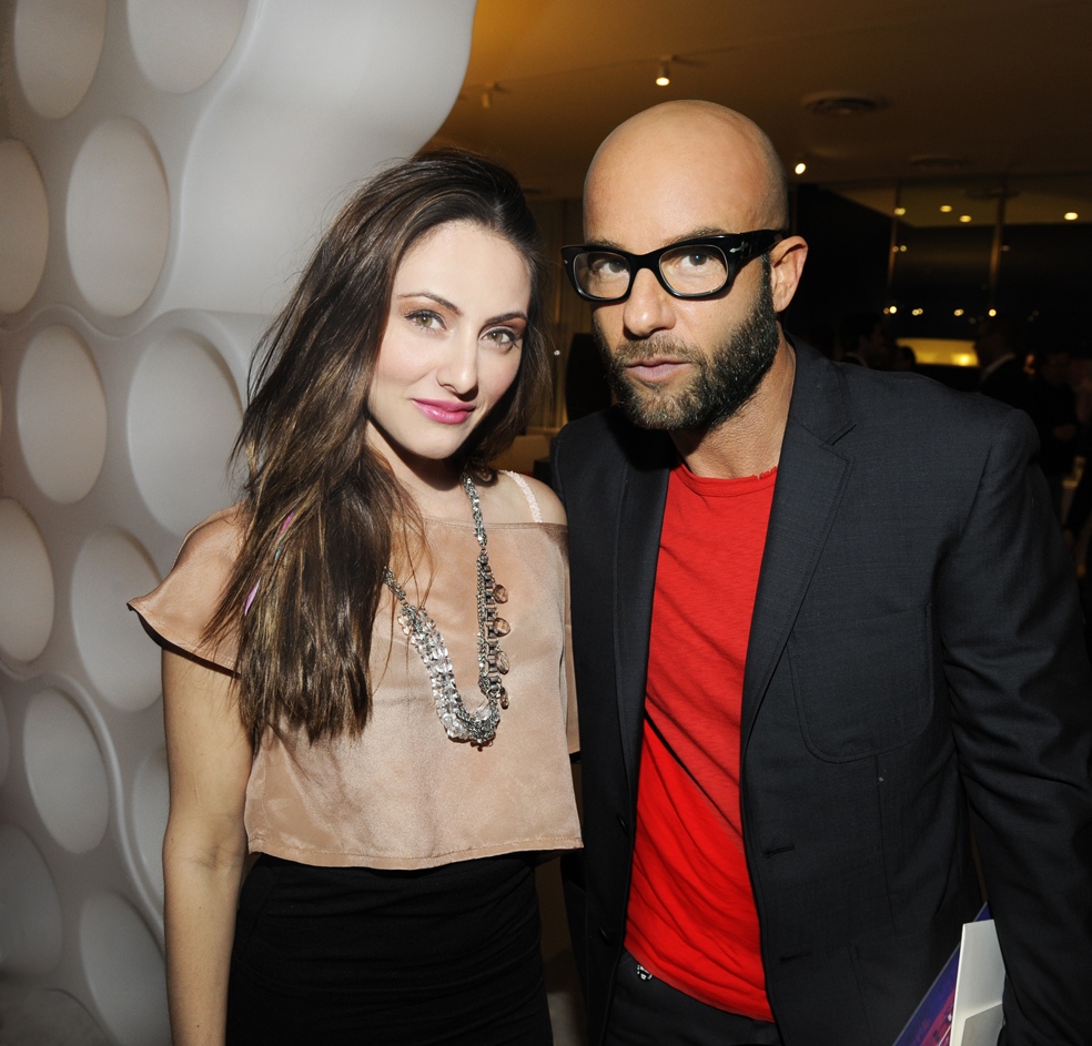 Elizabeth with Celebrity Photographer Andrea Marino, Art Gala in West Hollywood