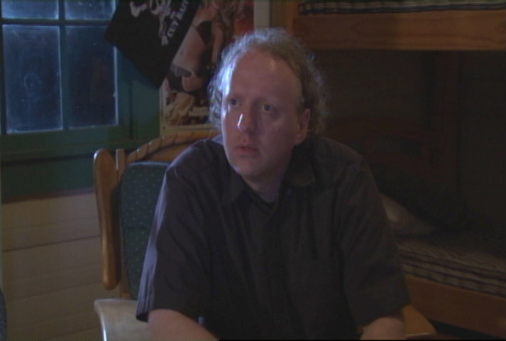 Jeff Kirkendall as Andy Kilpatrick in the creature feature 