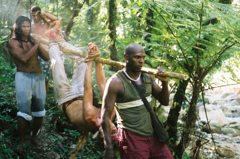 Still of Miguelito Acosta, Gustav Roth, Diego Santiago and Marcão in Turistas (2006)