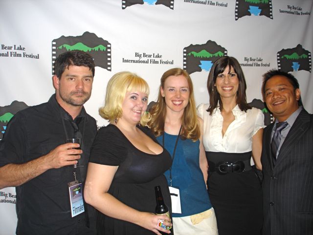 John T Woods, Julia Marchese, Marion Kerr, Lauren Mora, Anthony Dimaano at the Big Bear Lake International Film Festival