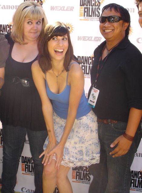 Julia Marchese, Lauren Mora, & Anthony Dimaano at the Dances with Films Festival, LA