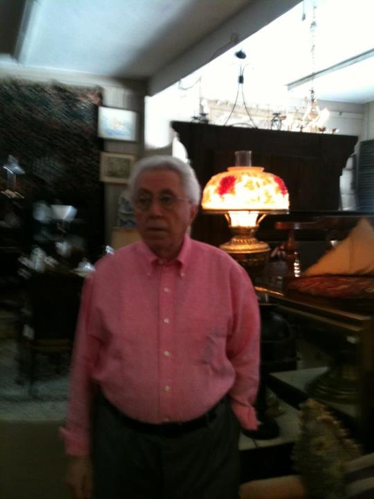 Uncle Pete in is Wifes store Hattie and Nans Antiques in Huntington , West Virginia