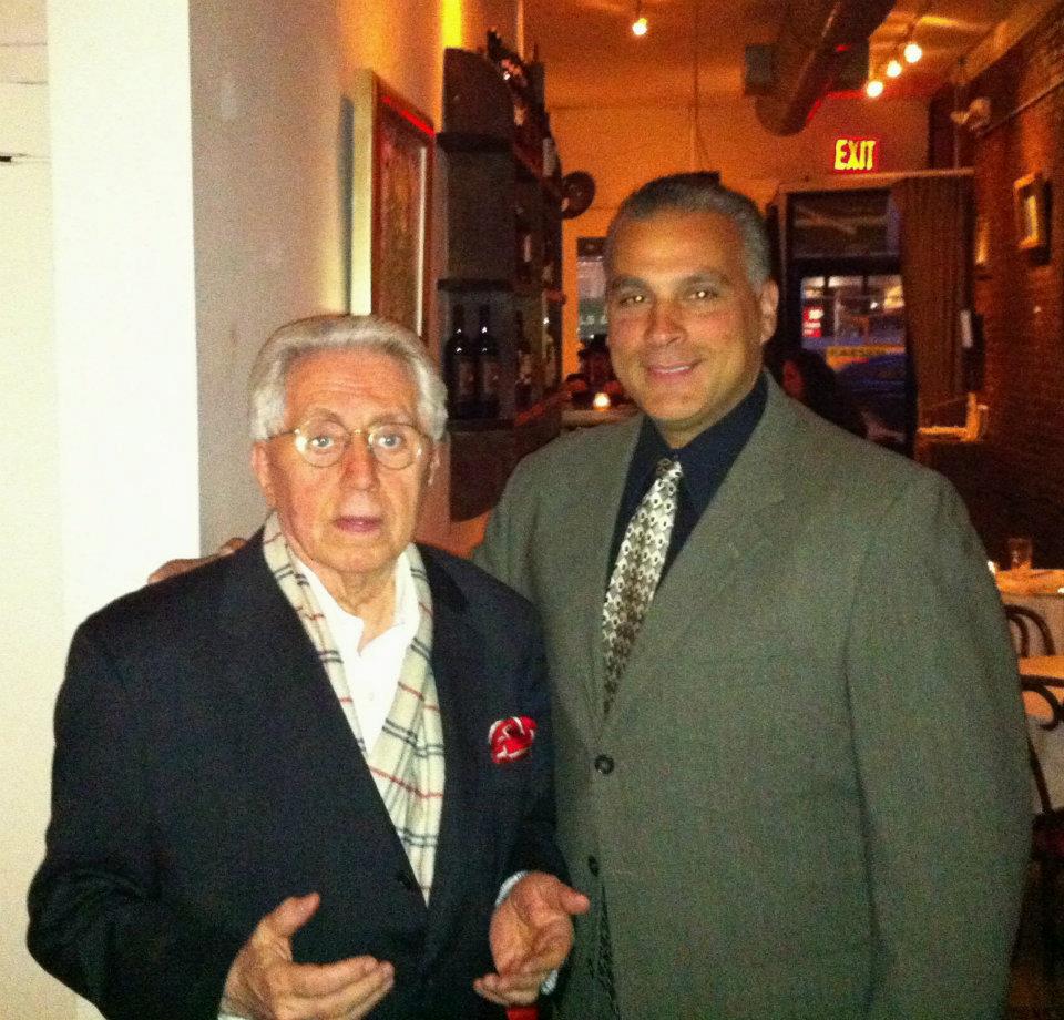 Uncle Pete Figlia & My Buddy Raffaele Santorelli at the Video shoot April 12,2012 at Vespa Italian Restaurant