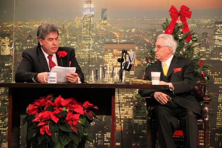 UNCLE PETE FIGLIA GUEST ON THE VIC TERNO CHRISTMAS MIDNIGHT TV SHOW ON TIME WARNER CABLE CHANNEL 34 ON DECEMBER 16,2011