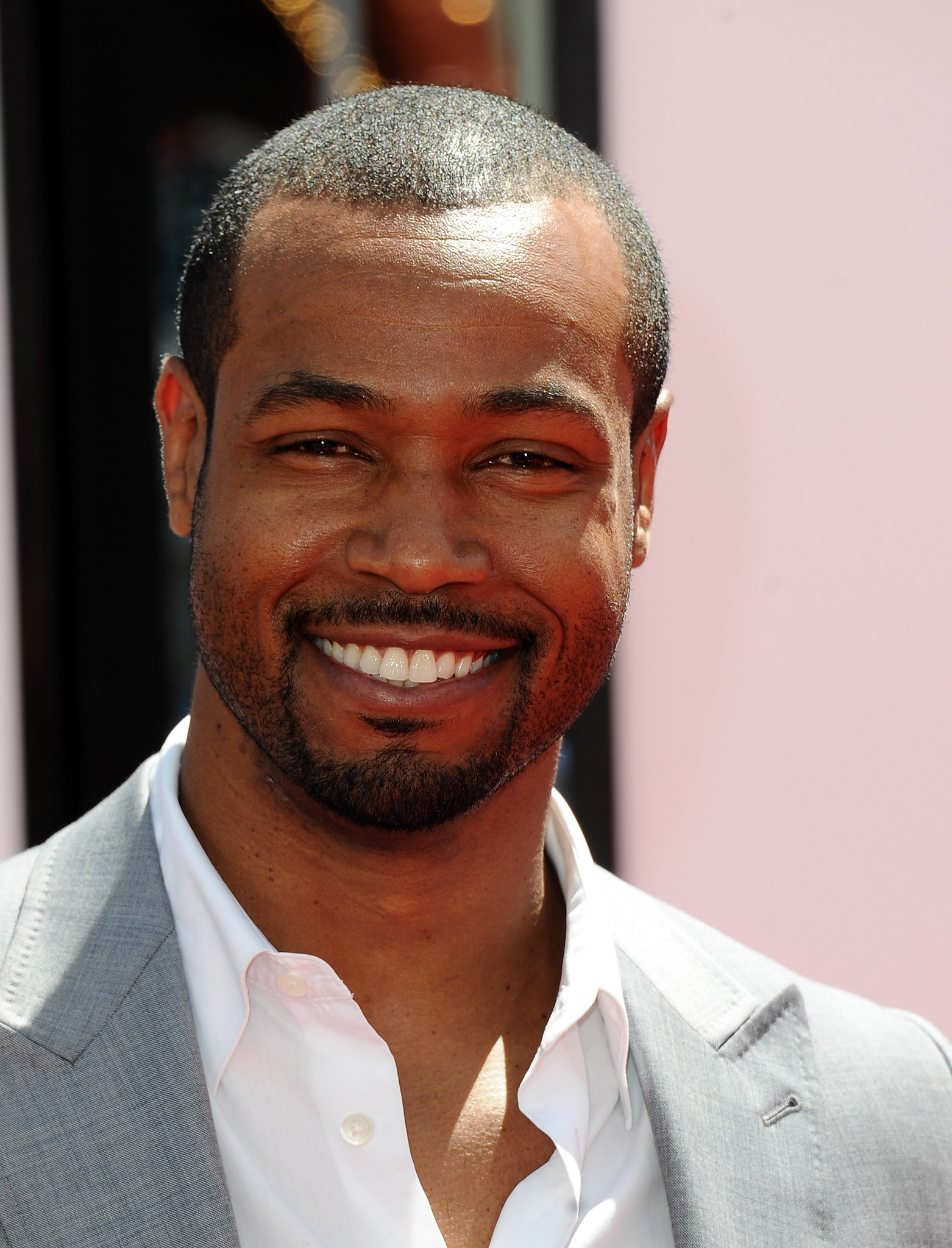 Isaiah Mustafa at event of Trys veplos (2012)