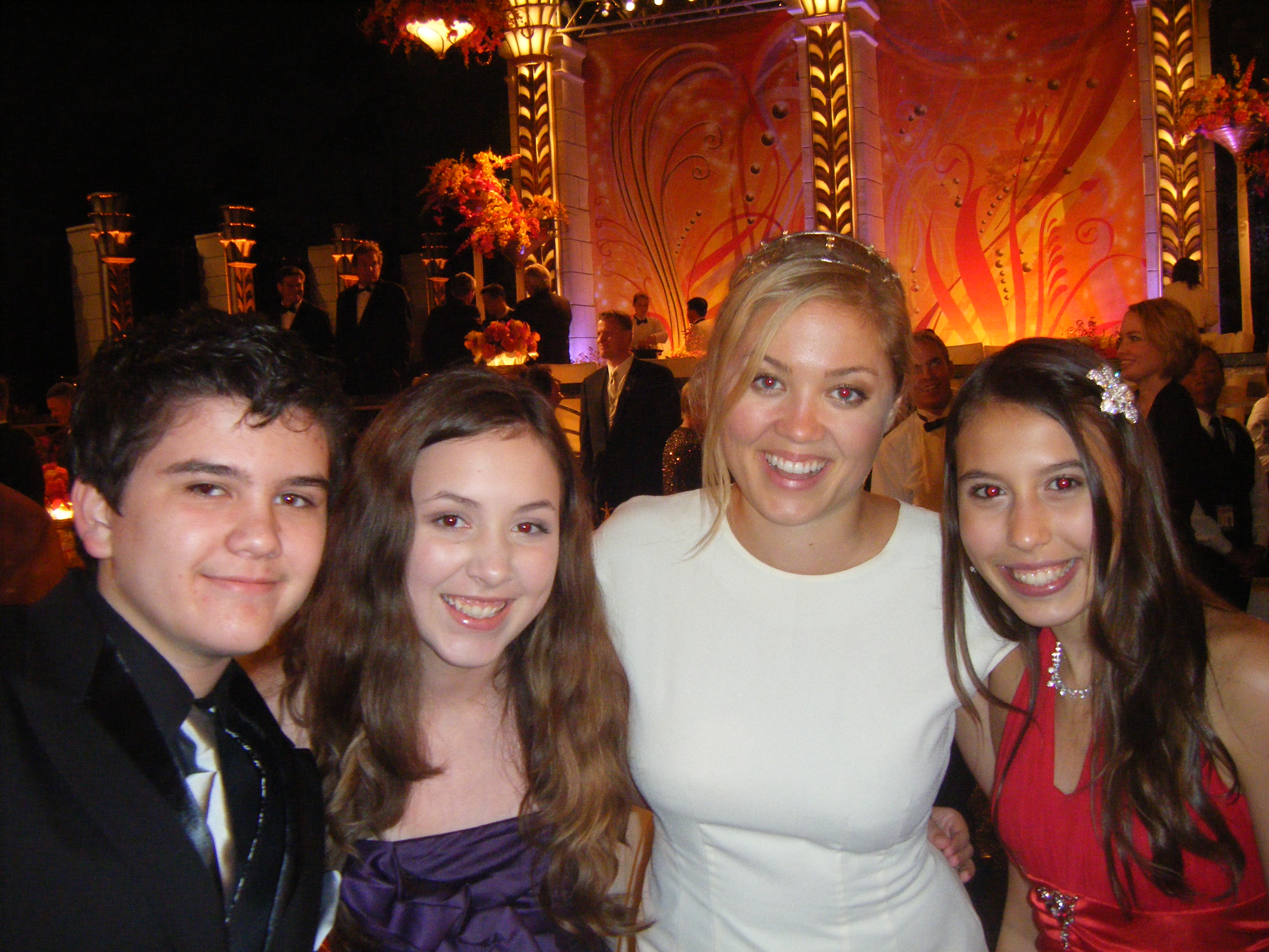 Sean Patrick Flaherty, Phalon Burroughs, Erika Christensen, and Lana Giacose