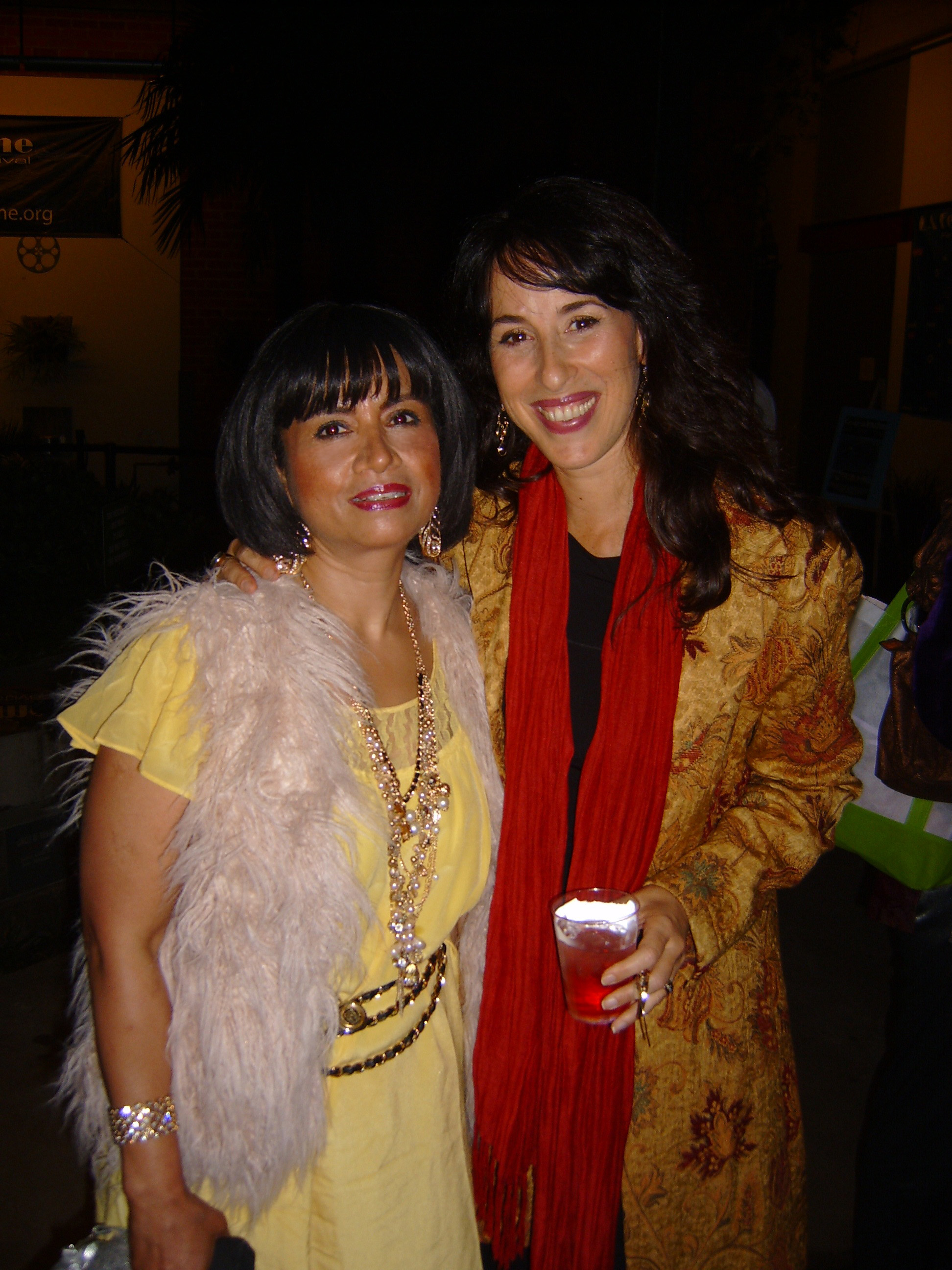 Yeena Fisher with Maggie Wheeler at LA Femme Film Festival 2010