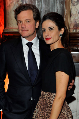 Colin Firth and Livia Giuggioli