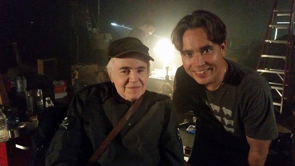 Hanging with the esteemed Walter Koenig on the set of Neil Stryker, and the Tyrant of Time!