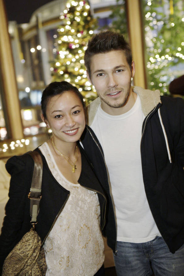 Stephanie Y. Wang with Scott Clifton