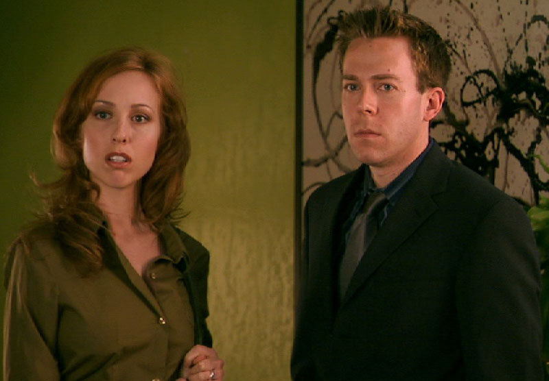 Still of Artie O'Daly and Bethany Dotson in Back Soon (2007)