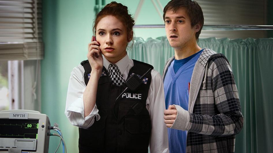 Still of Karen Gillan and Arthur Darvill in Doctor Who (2005)