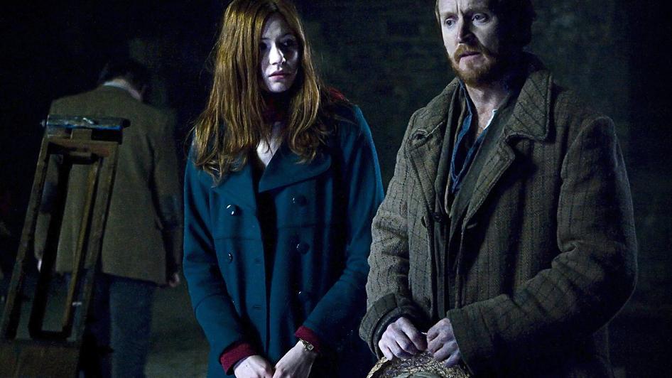 Still of Tony Curran and Karen Gillan in Doctor Who (2005)