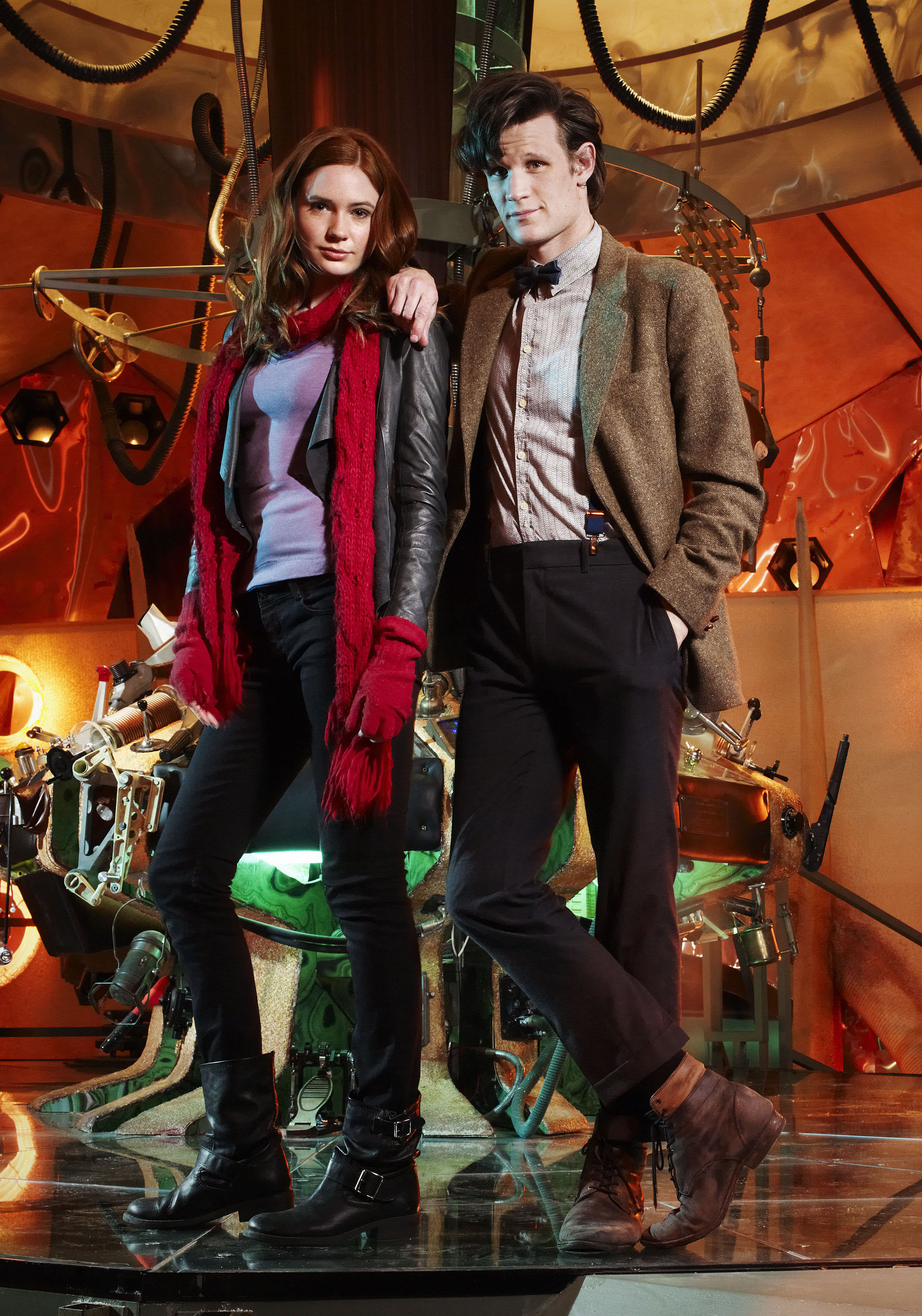 Matt Smith and Karen Gillan in Doctor Who (2005)