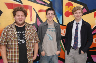 Michael Cera, Jonah Hill and Christopher Mintz-Plasse