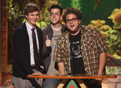 Michael Cera, Jonah Hill and Christopher Mintz-Plasse