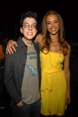 Jessica Alba and Christopher Mintz-Plasse