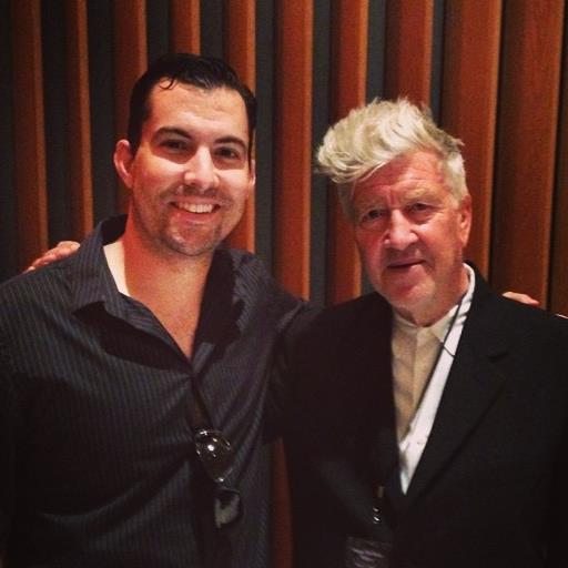 Robert and David Lynch at Ringo Starr's Birthday, 2014.