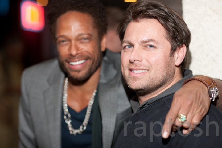 Bill L. Watson and Gary Dourdan at Word Theater in Los Angeles, CA