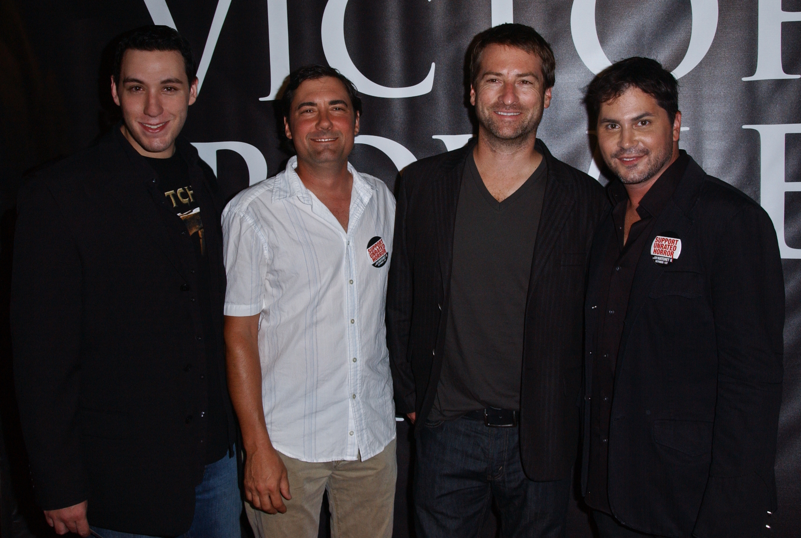 HATCHET II premiere. Jason Miller, Will Barratt, Cory Neal, Adam Green