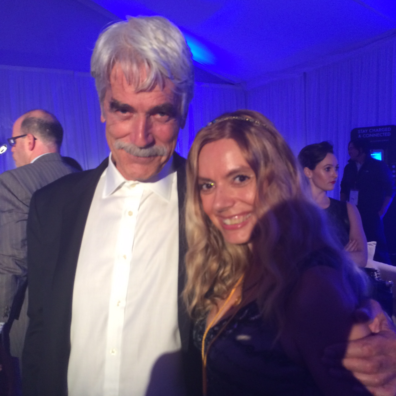 Sam Elliott and Marie Paquim at the LA FILM FESTIVAL 2015