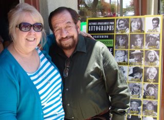 Actor Jesse Wilde with Agent Judy Belshe-Toernblom at the Lemon Festival, Upland, CA. Apr 28 & 29 2012.